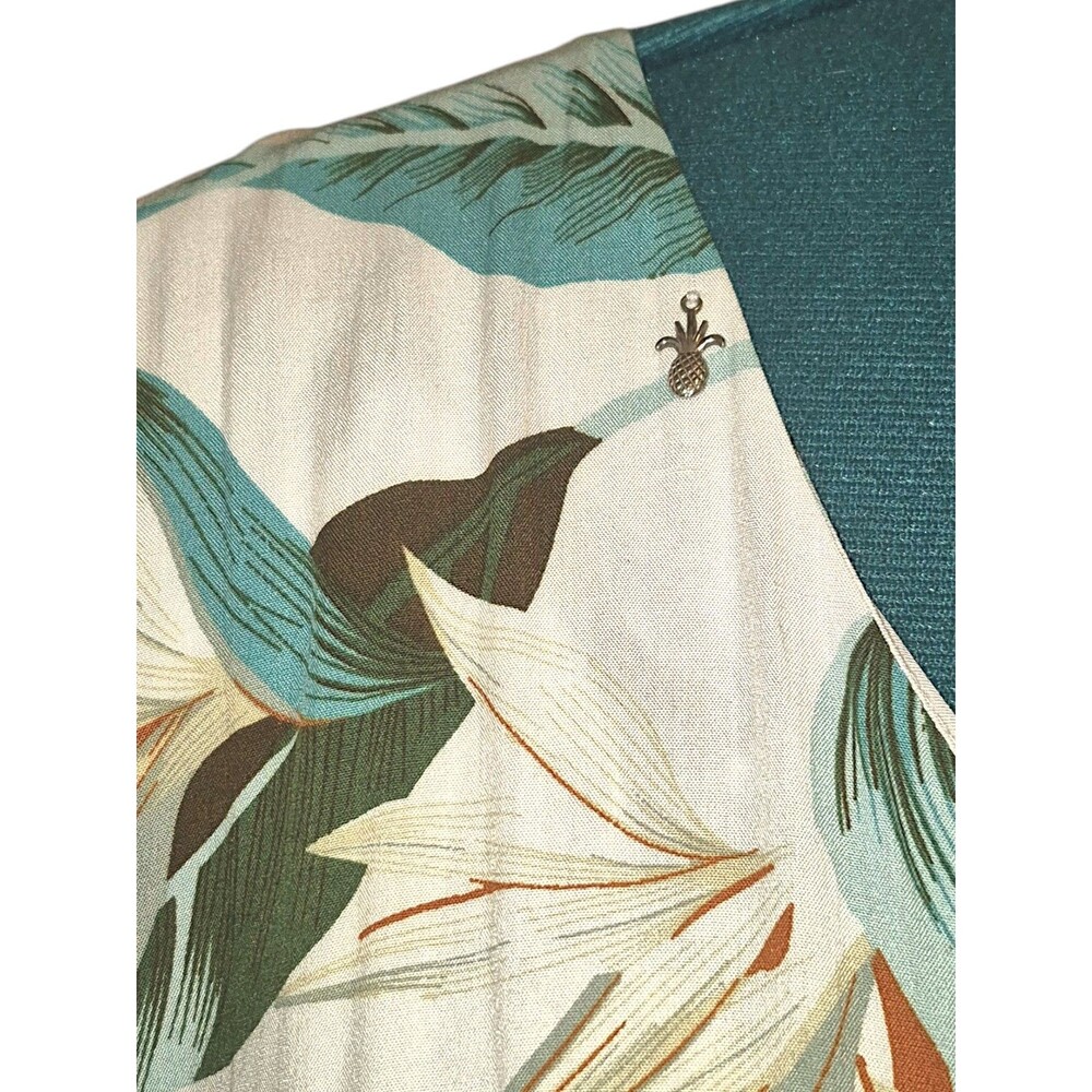 Pinapples Boutique Birds Of Paradise Women XL Ruffled Sleeve Lima Hawaiian Dress - Picture 3 of 8